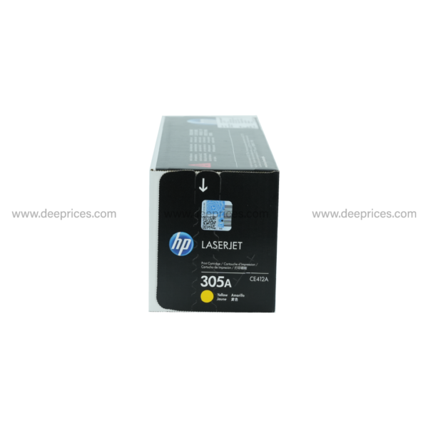 HP 305A CE412A ตลับหมึกโทนเนอร์ สีเหลือง (Original) - Image 6